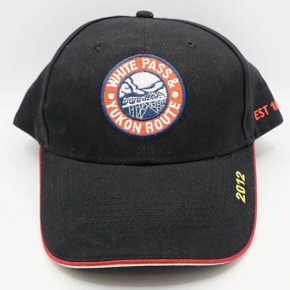 Black "White Pass & Yukon Route" dad hat - Picture 1 of 7